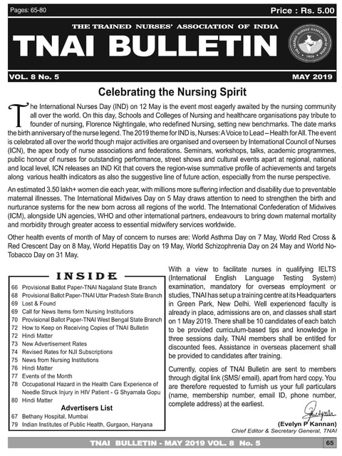 TNAI BUlletin-May 2019