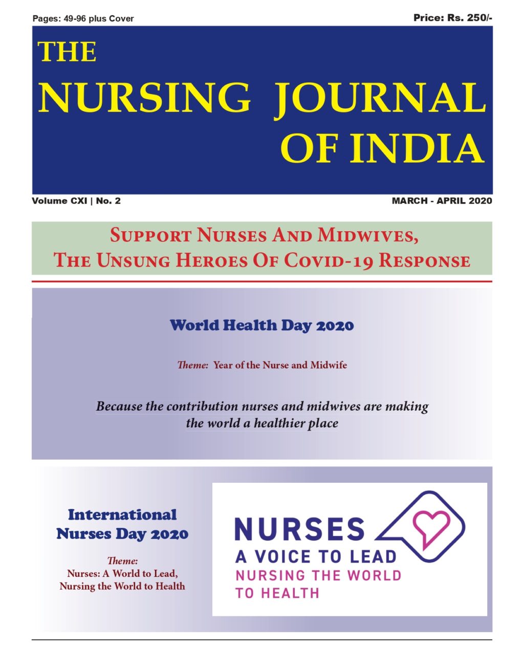 Nursing Journal of India